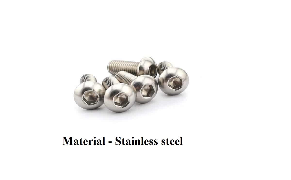 Buttonhead bolt SS M3 M4 and M5 improved high quality fasteners for 3d printer machine 4 Buttonhead bolt SS M3 M4 and M5 improved high quality fasteners for 3d printer machine - Image 4