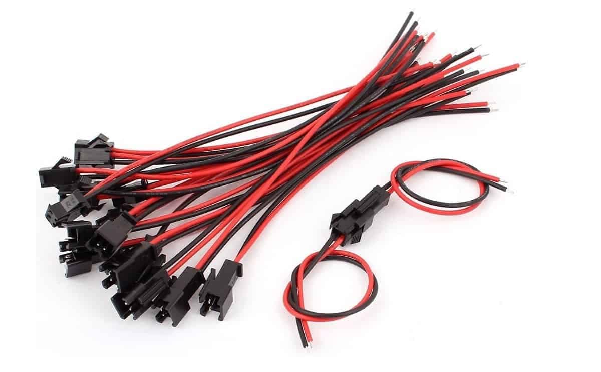 JST SM 2 Pin and 3 Pin Connector Wire Pair Male And Female 0.25m 0.5m 2 JST SM 2 Pin and 3 Pin Connector Wire Pair Male And Female 0.25m 0.5m - Image 2