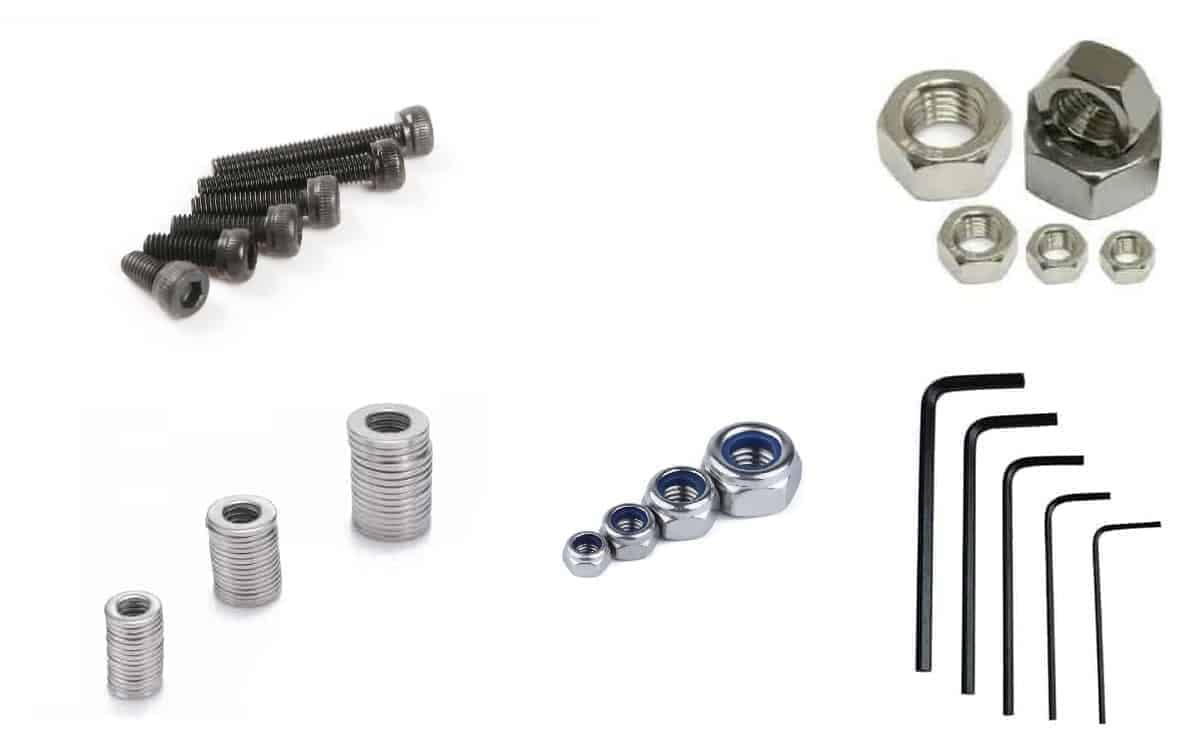 Allen bolt Set Material Carbon Steel for 3d printer machine 1 Allen bolt Set