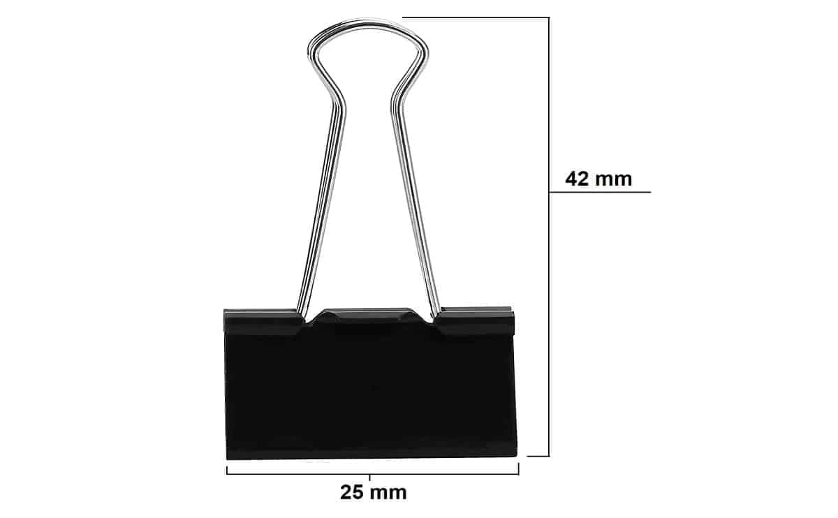 Binder clip High Strength 32x25mm clip for 3d printer heat bed 3 Binder clip High Strength 32x25mm clip for 3d printer heat bed - Image 3