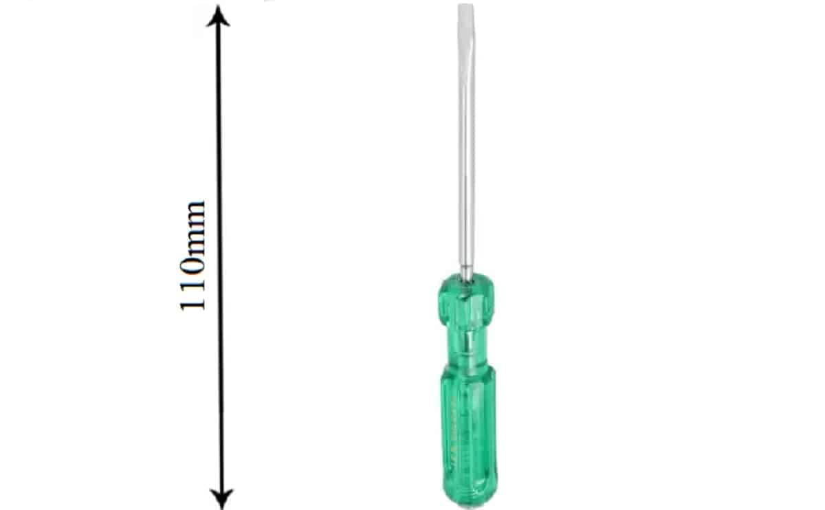 Screw driver hand tools 100mm high quality flat tip 2.5x0.4mm minus screw driver 3 Screw driver hand tools 100mm high quality flat tip 2.5x0.4mm minus screw driver - Image 3