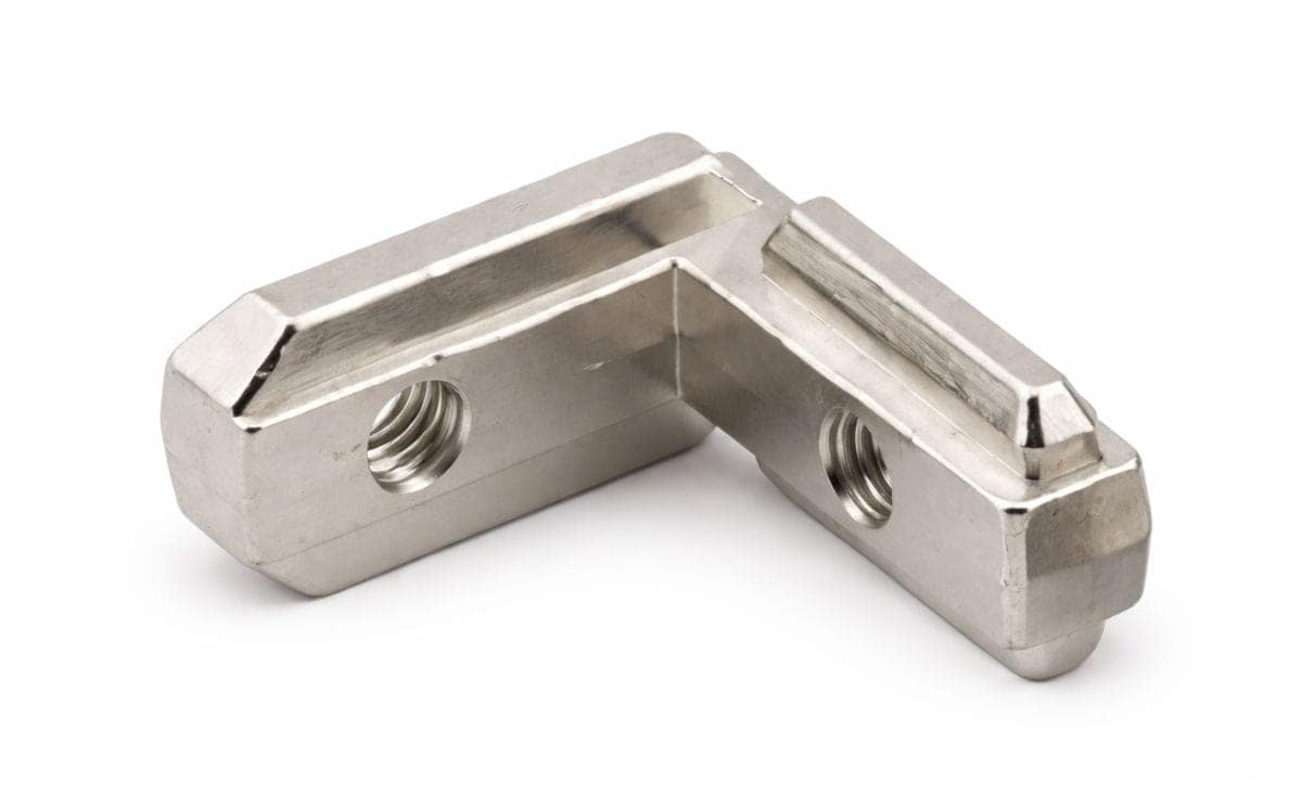 Aluminium connector Interior 2020 Connector L-Shape 90 Degree for aluminum extrusion profiles 2 aluminium connector