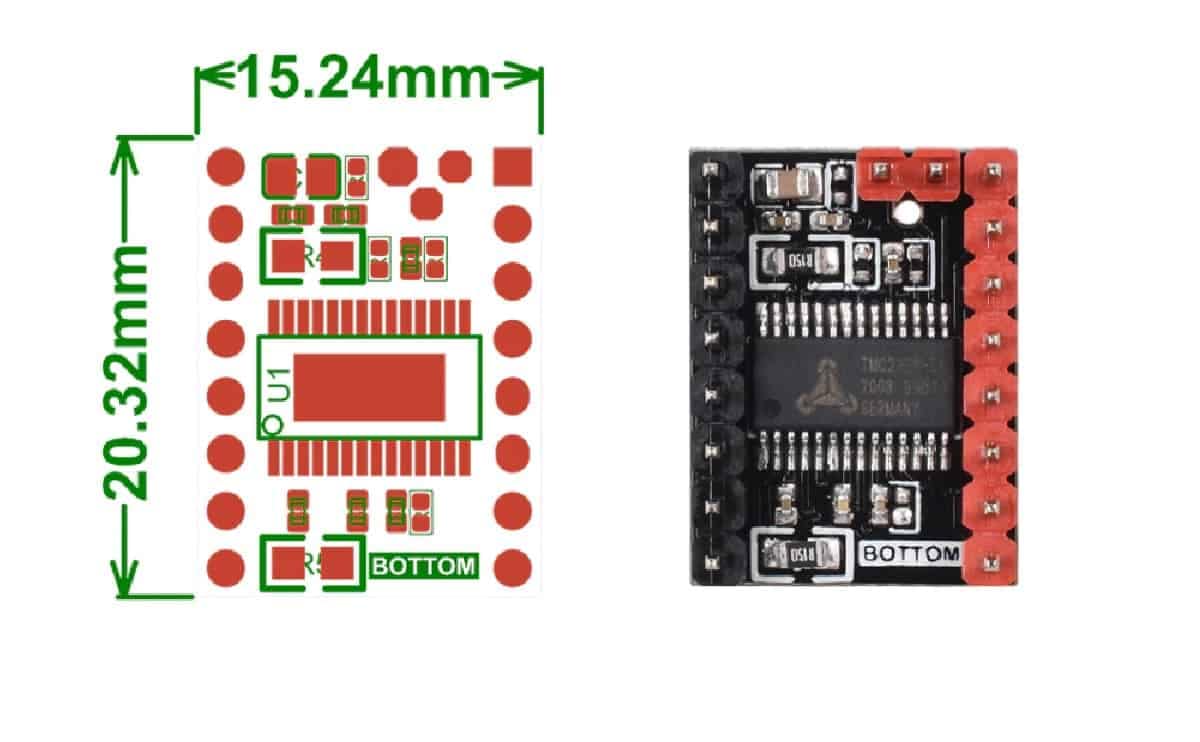 TMC2226 driver v1.0 Bigtreetech stepper driver for 3d printer 3 TMC2226 driver v1.0 Bigtreetech stepper driver for 3d printer - Image 3