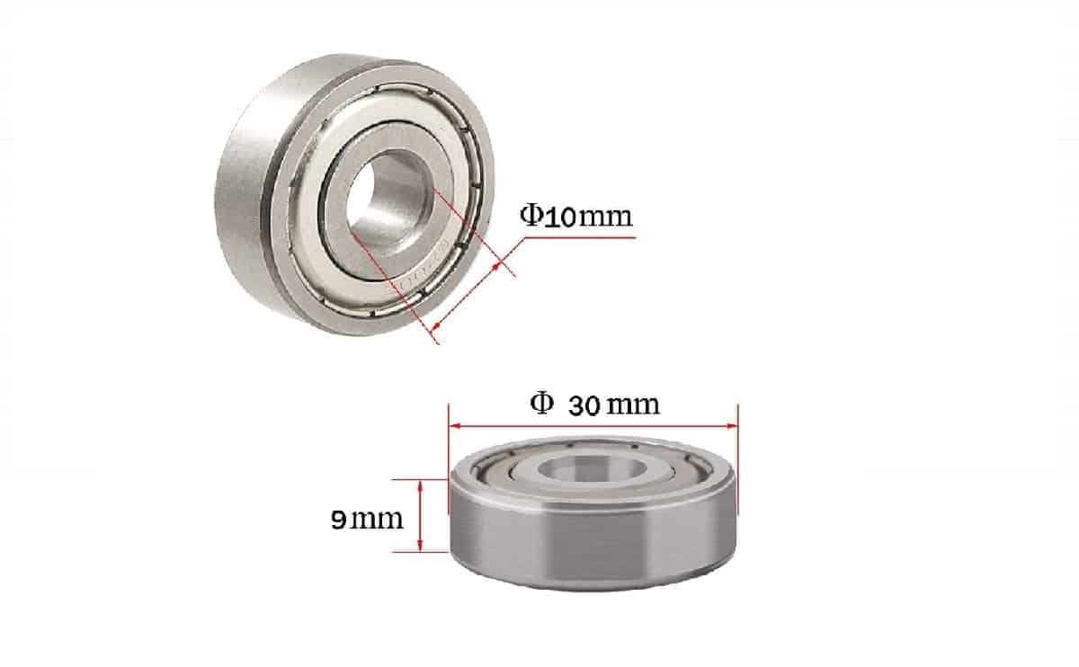 6200ZZ Ball Bearing Deep Groove Ball Bearing 10mm Bore with Double Metal Shields 2 6200ZZ Ball Bearing Deep Groove Ball Bearing 10mm Bore with Double Metal Shields - Image 2