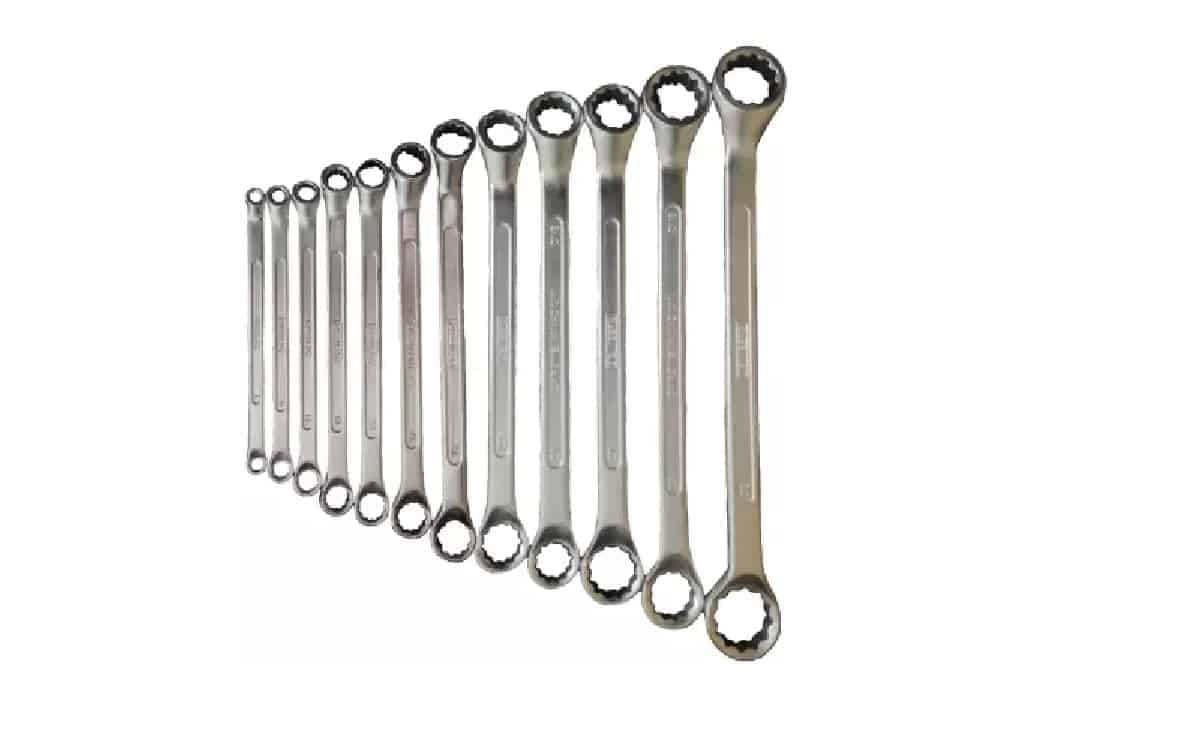 Ring Spanner Heavy Duty Bi Hexagonal chrome vanadium steel for automobile, mechanical, home appliances etc., 3 Ring Spanner Heavy Duty Bi Hexagonal chrome vanadium steel for automobile, mechanical, home appliances etc., - Image 3