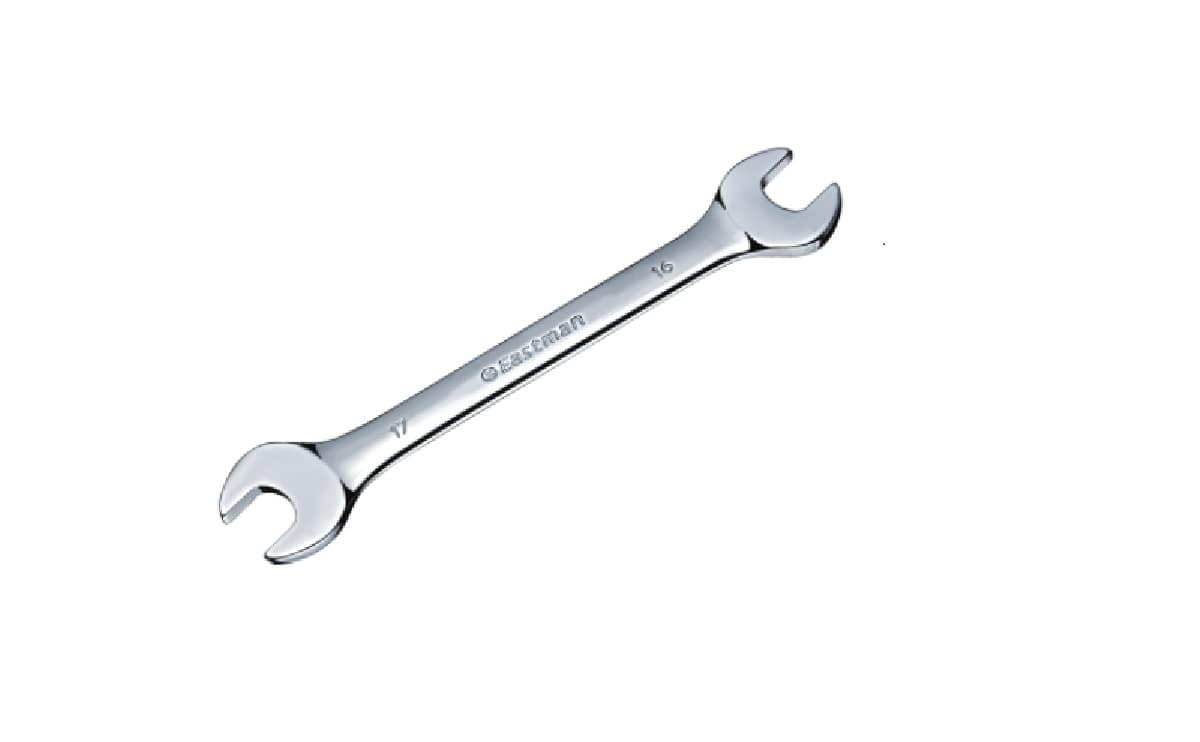 Open End Spanners Elliptical Panel steel DOE jaw spanners for automobile, mechanical, home appliances etc., 1 Open End Spanners