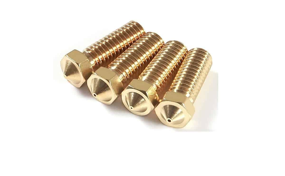 Volcano Nozzle E3DV6 M6 Threaded E3D V6 Brass Nozzle 1.75mm Filament for 3D Printer 1 Volcano Nozzle
