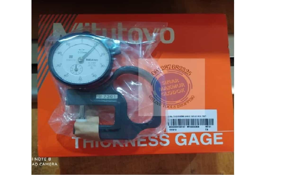 Mitutoyo dial thickness gauge flat anvil precision measuring tools 3 Mitutoyo dial thickness gauge flat anvil precision measuring tools - Image 3
