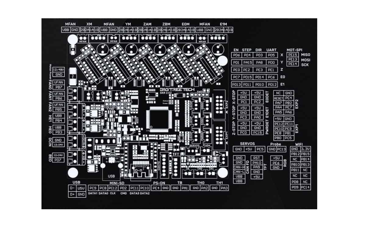 BIGTREETECH SKR 3 EZ Control Board For 3D printer 4 BIGTREETECH SKR 3 EZ Control Board For 3D printer - Image 4