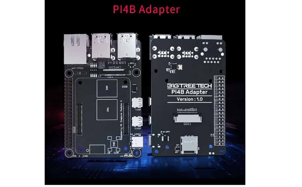 BIGTREETECH PI4B Adapter V1.0 for CB1/CM4 Klipper Linux SBC Kit 4 BIGTREETECH PI4B Adapter V1.0 for CB1/CM4 Klipper Linux SBC Kit - Image 4