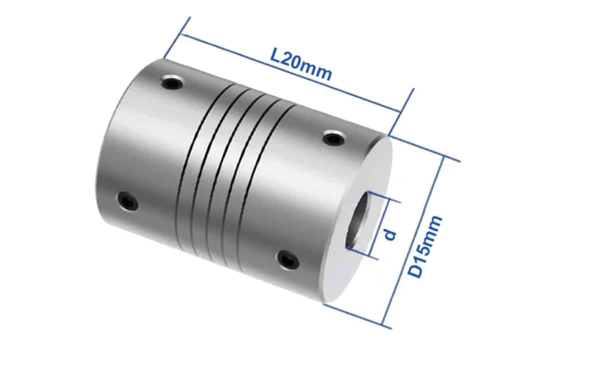 Flexible coupling new rigid type 5x8mm coupling 3 Flexible coupling new rigid type 5x8mm coupling - Image 3