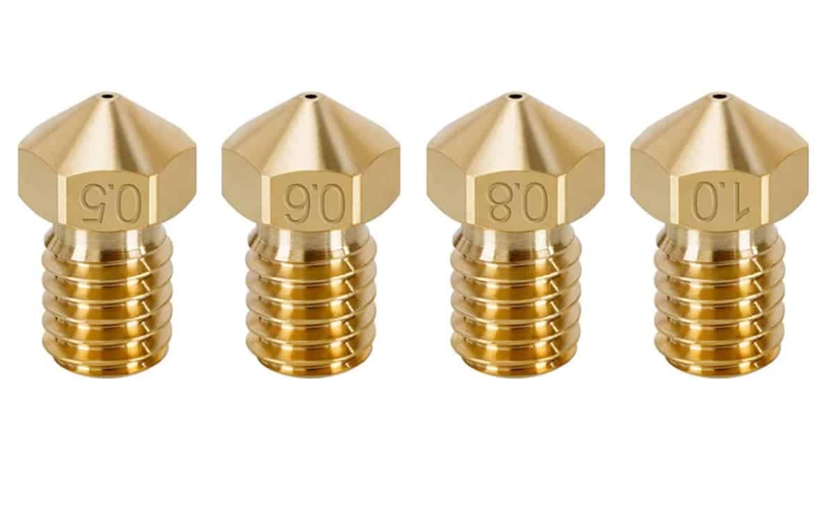 E3D V6 high precision nozzle M6 e3d high precision brass nozzles for 1.75mm filament for 3d printer 1 E3D V6 high precision nozzle