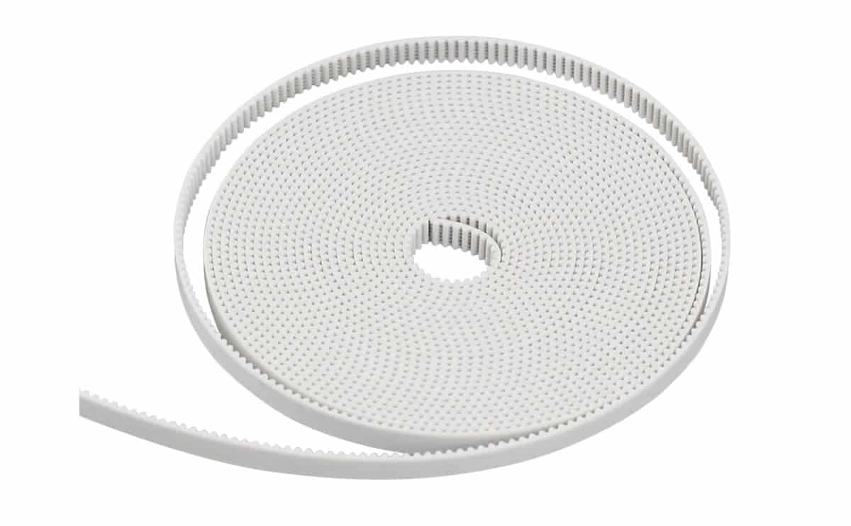 PU Timing Belt GT2 6mm White Color Open Loop Timing Belt with Steel Core for 3D Printer 1 PU timing belt
