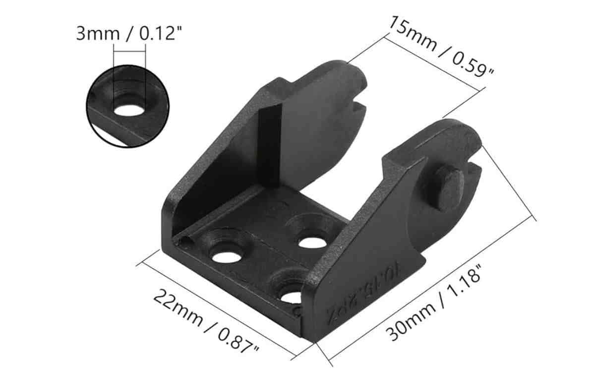 Drag chain end Drag Chain End Connectors 10×10mm & 10×15mm for 3D Printers and CNC10x10mm and 10x15mm for 3D Printer 3 Drag chain end Drag Chain End Connectors 10×10mm & 10×15mm for 3D Printers and CNC10x10mm and 10x15mm for 3D Printer - Image 3