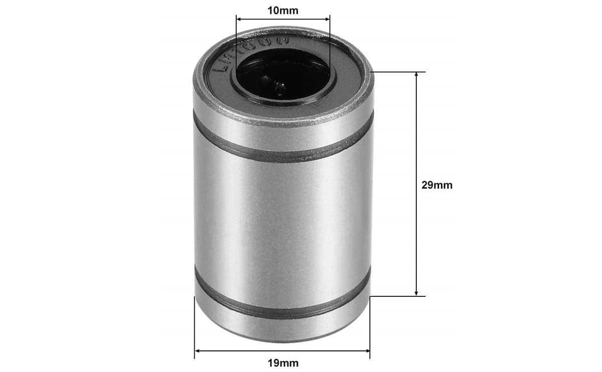 LM10UU 10mm bearing High Precision Bearing for 3D Printers CNC Machines and Robotics 3 LM10UU 10mm bearing High Precision Bearing for 3D Printers CNC Machines and Robotics - Image 3