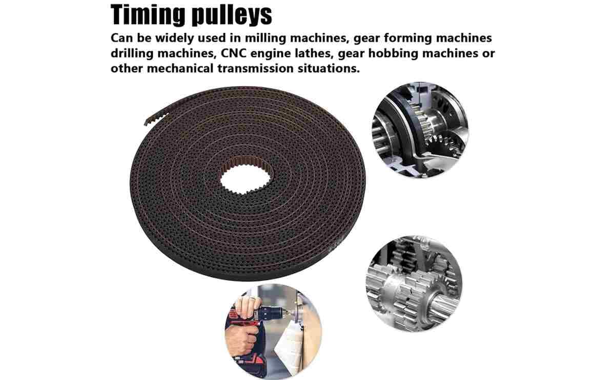 6mm Timing Belt Rubber Belt Open Loop Belt Nonslip Synchronous Belt for 3D Printer 3 6mm Timing Belt Rubber Belt Open Loop Belt Nonslip Synchronous Belt for 3D Printer - Image 3