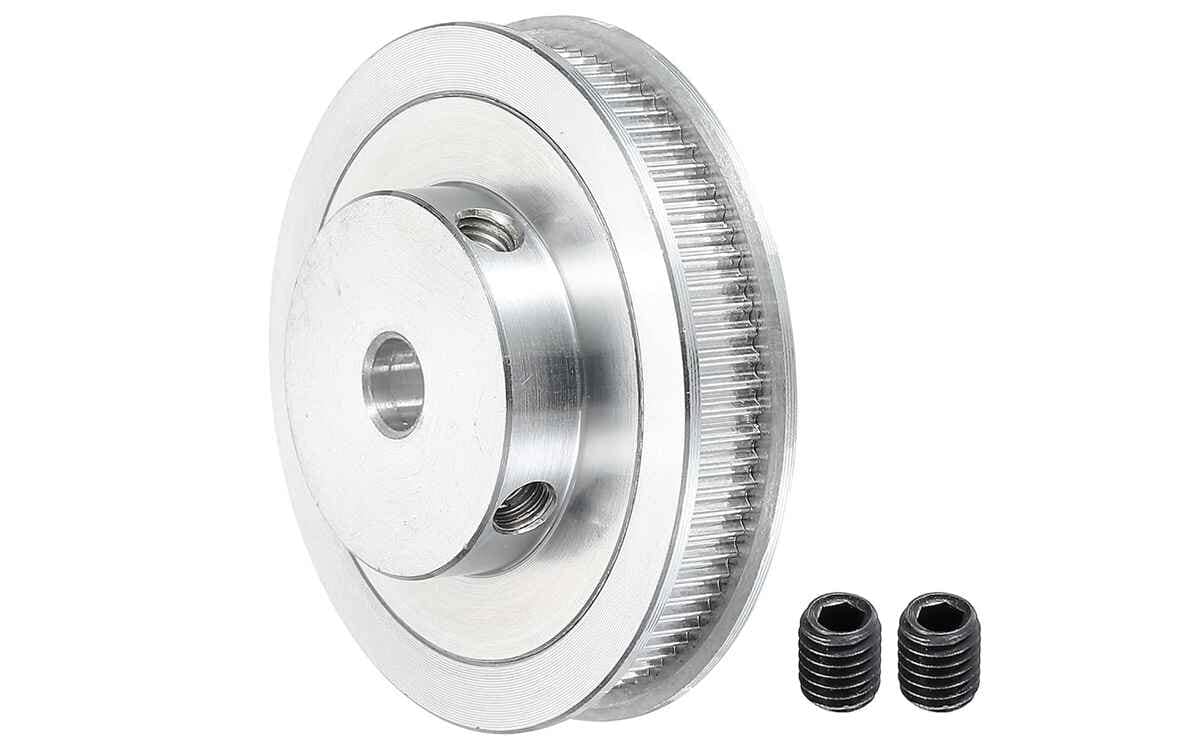 GT2 Pulley 80 Teeth Aluminium Pulley with 5mm bore and 6mm belt width for 3D printer 1 GT2 Pulley 80 Teeth