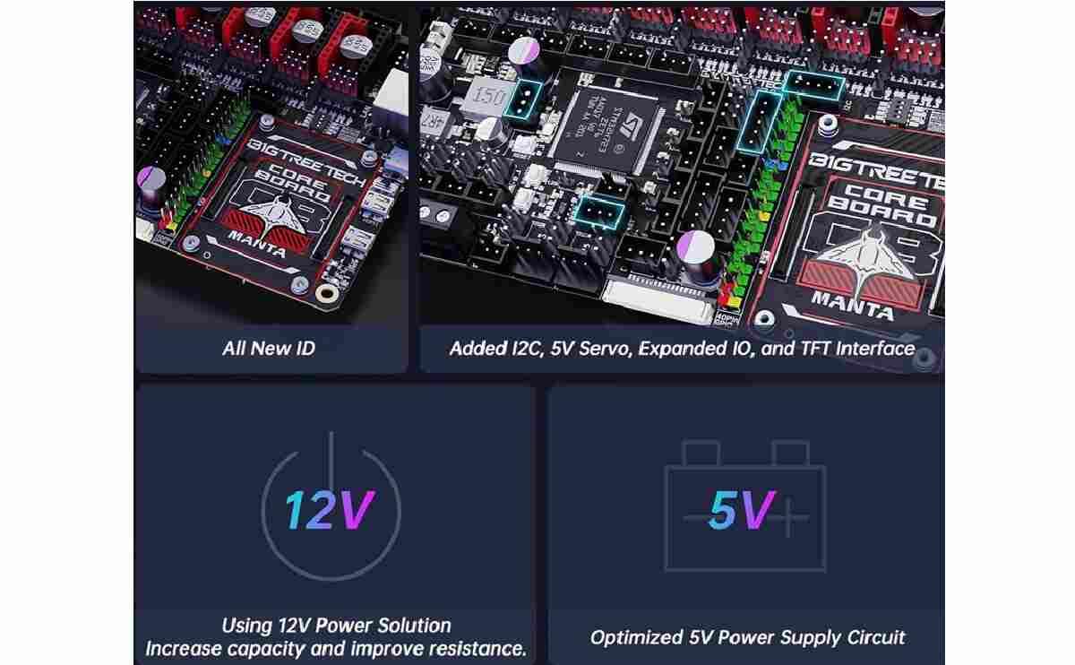 Manta M8P V2.0 Bigtreetech Control board For 3D Printer 2 Manta M8P V2.0 Bigtreetech Control board For 3D Printer - Image 2
