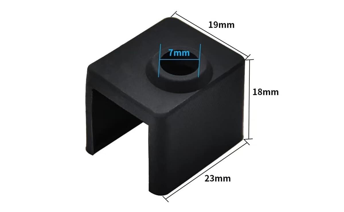 Neptune 4 Silicone Sock High Temperature Extruder Heating Block Silicone Cover for 3D Printer Elegoo Neptune 4/4 Pro 6 Neptune 4 Silicone Sock High Temperature Extruder Heating Block Silicone Cover for 3D Printer Elegoo Neptune 4/4 Pro - Image 6