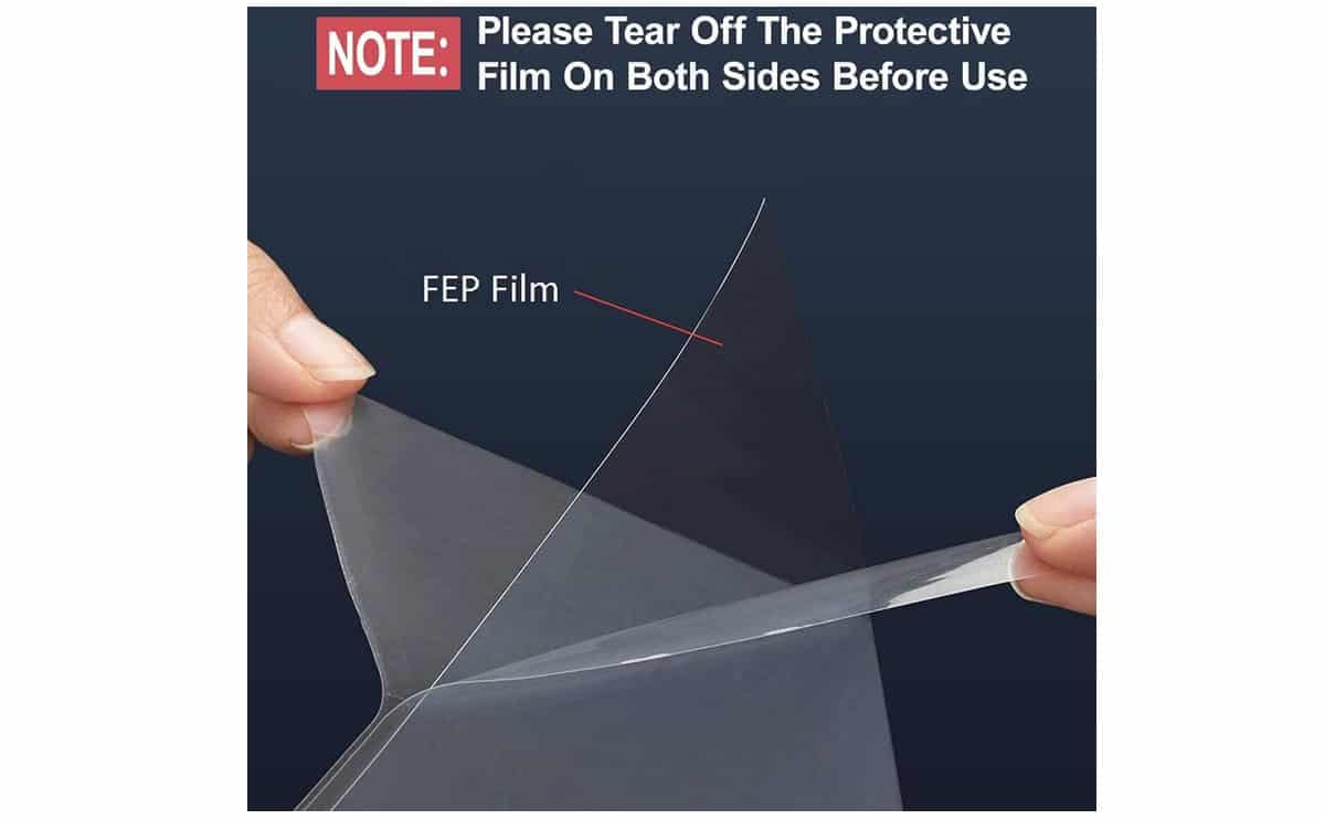 FEP Film 140x200mm High Transmittance Strength Thickness 0.15mm for UV DLP 3D Printers LCD SLA Resin 3 FEP Film 140x200mm High Transmittance Strength Thickness 0.15mm for UV DLP 3D Printers LCD SLA Resin - Image 3