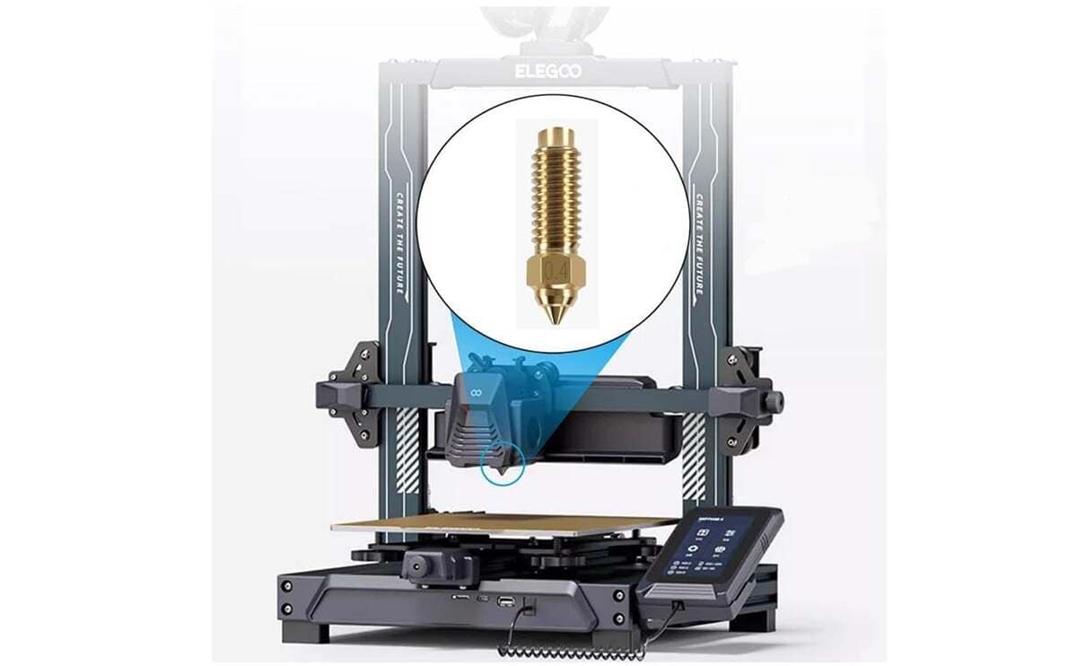 Elegoo neptune 4 max nozzle Nozzle and Neptune 4 Plus Nozzles Size 0.4mm 0.6mm 0.8mm For 3D printer machine 4 Elegoo neptune 4 max nozzle Nozzle and Neptune 4 Plus Nozzles Size 0.4mm 0.6mm 0.8mm For 3D printer machine - Image 4