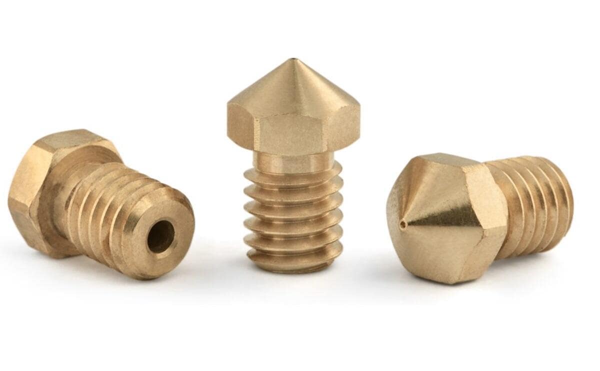 Bondtech Brass Nozzle M6x12.5x1.75 Nozzle 1 Bondtech Brass Nozzle