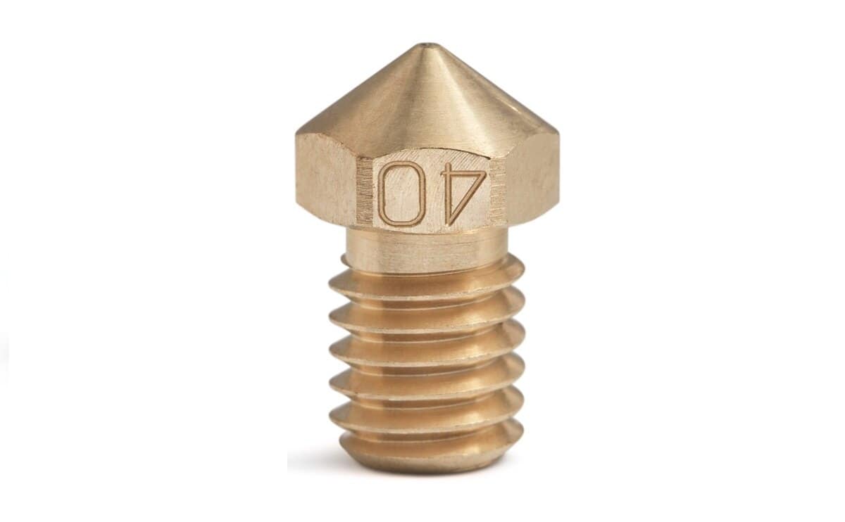 Bondtech Brass Nozzle M6x12.5x1.75 Nozzle 2 Bondtech Brass Nozzle M6x12.5x1.75 Nozzle - Image 2