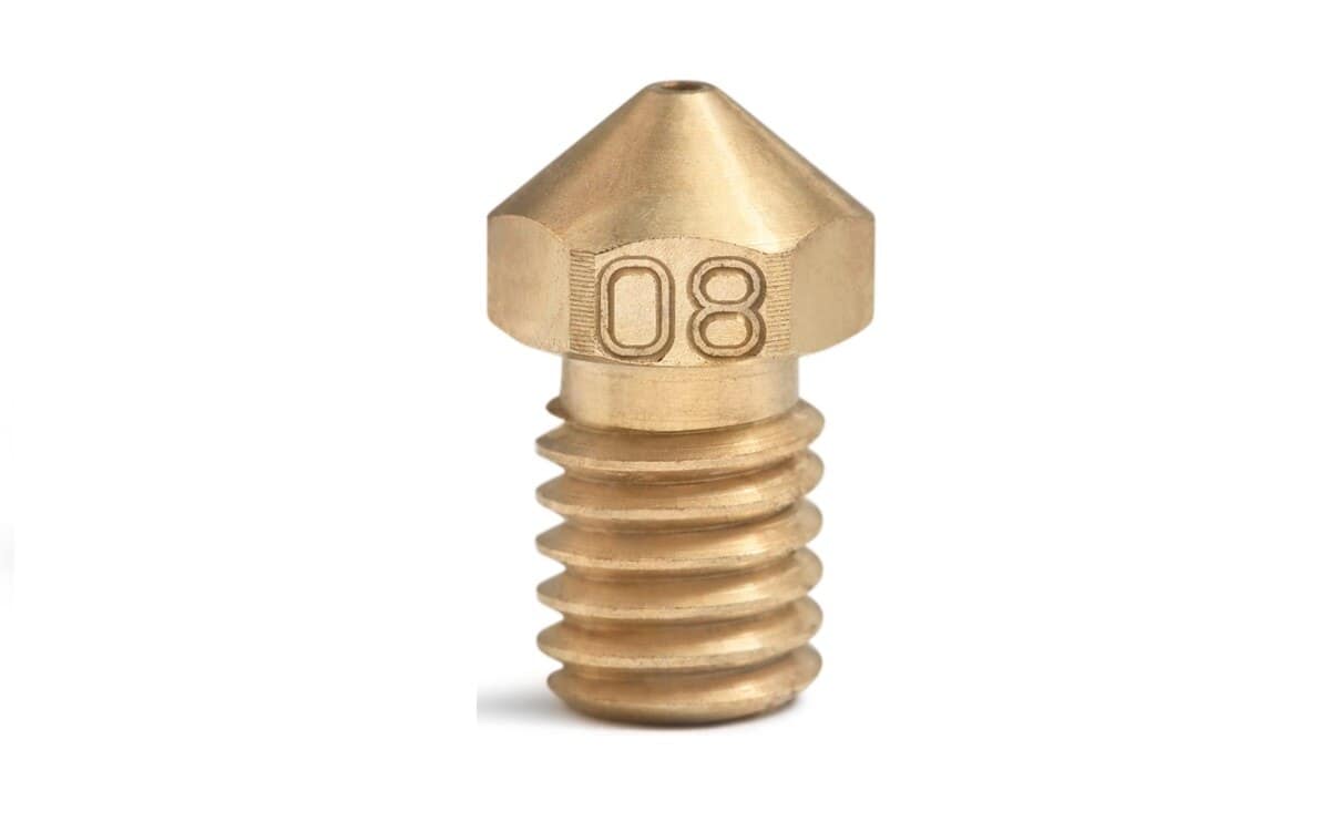 Bondtech Brass Nozzle M6x12.5x1.75 Nozzle 3 Bondtech Brass Nozzle M6x12.5x1.75 Nozzle - Image 3