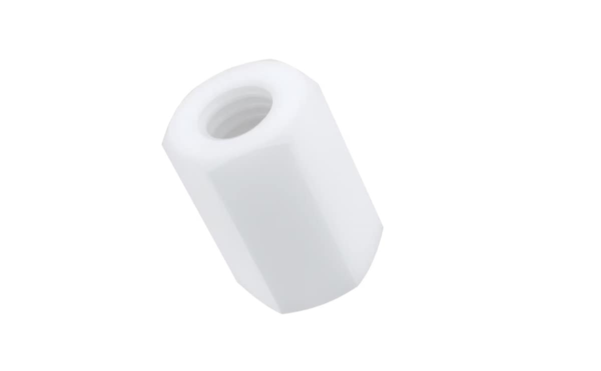 M3x5mm Nylon Hex Spacer With Thread For 3D Printer 1 M3x5mm Nylon Hex Spacer