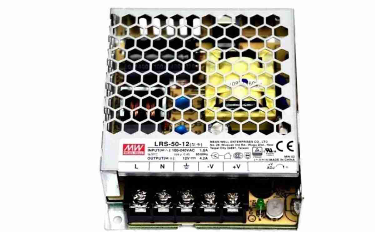 Mean Well LRS-50-12 12V 4.1A 50.4W and LRS-50-24 24V 2.8A 52.8W 1 Mean Well LRS-50-12