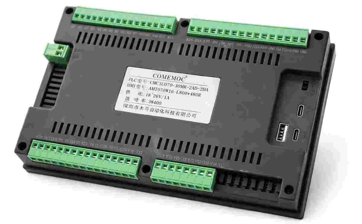 HMI Display CMC3U070 30MR 2AD 2DA 7 Inch Touch Screen Integrated PLC and HMI Controller 4 HMI Display CMC3U070 30MR 2AD 2DA 7 Inch Touch Screen Integrated PLC and HMI Controller - Image 4