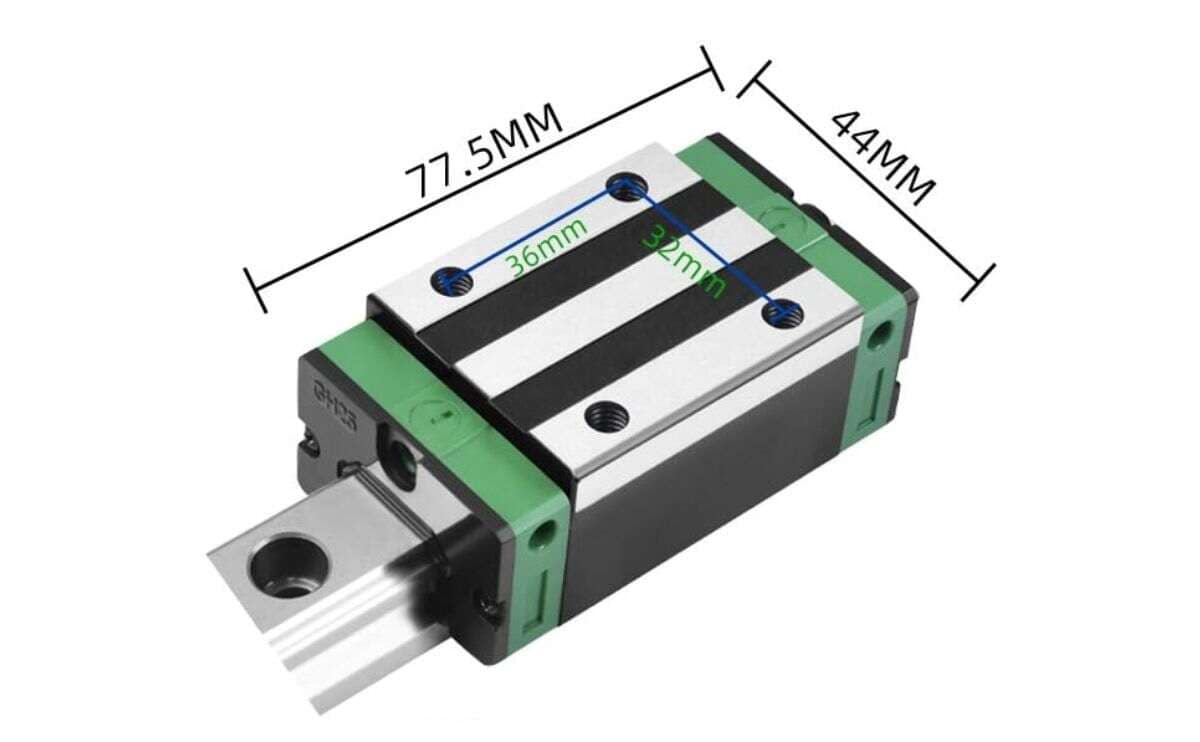 HGH25 Linear Guide Block Square Type Linear Motion Bearing 3 HGH25 Linear Guide Block Square Type Linear Motion Bearing - Image 3