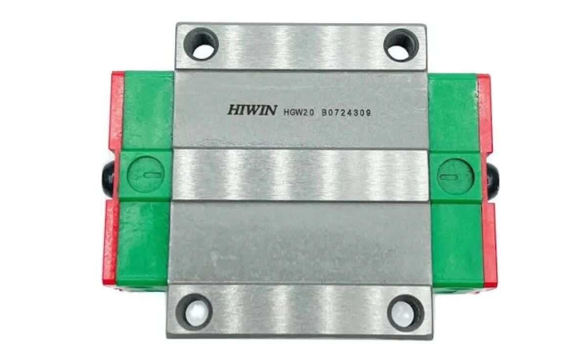 Hiwin HGW20 Linear Guide Block Heavy Duty Square Type for CNC Original Hiwin 2 Hiwin HGW20 Linear Guide Block Heavy Duty Square Type for CNC Original Hiwin - Image 2