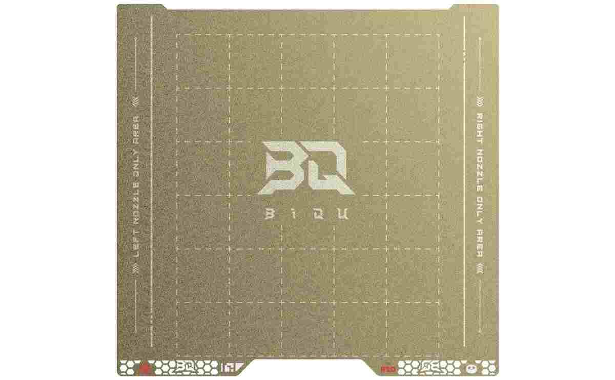 Pyrogrip Build Plate 346×355mm Spring Steel Sheet Double Sided Textured PEI Grid for 3D Printers 1 Pyrogrip build plate