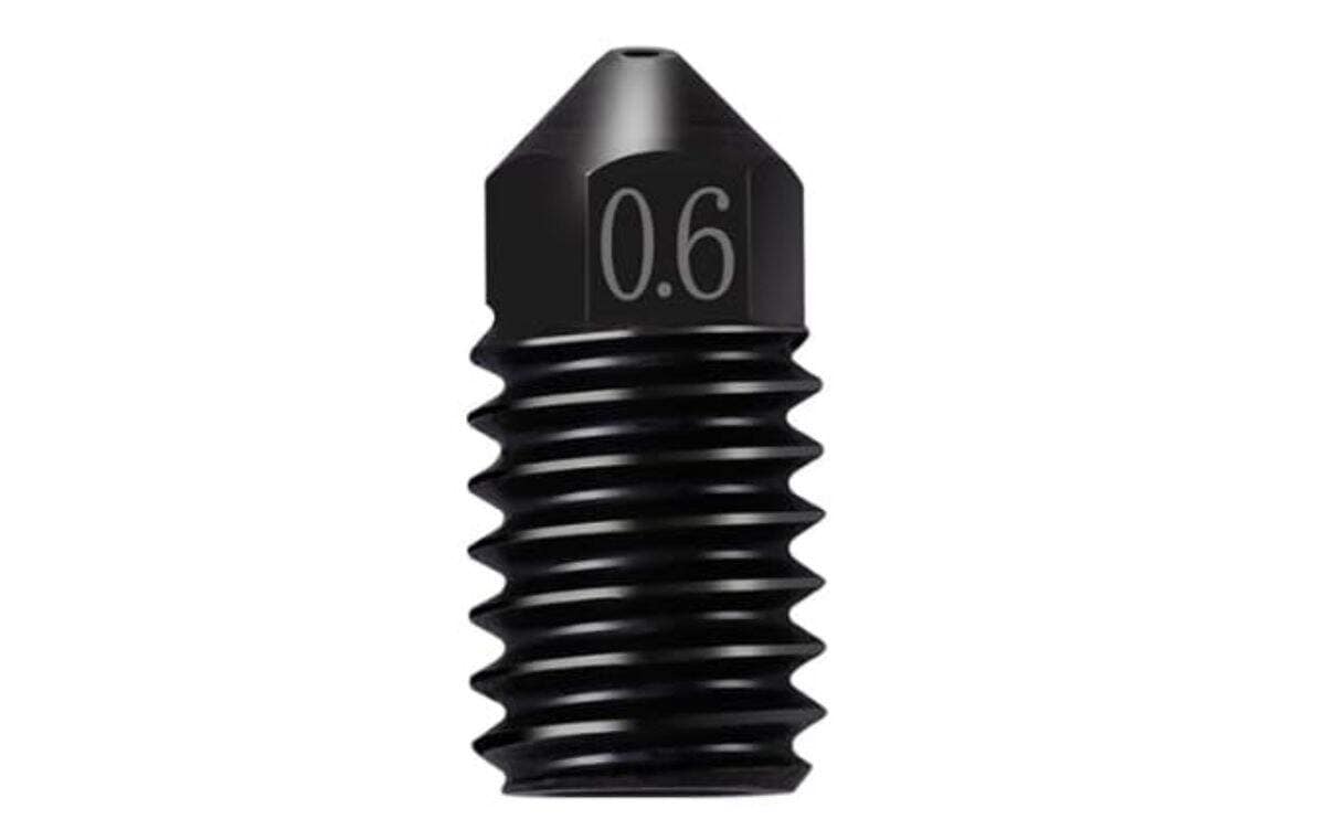 H2D Nozzle Size 0.6mm Hardened Steel Nozzle for Bambu Lab H2D H2S A1 Wear Resistant 3D Printer Nozzle 1 H2D Nozzle