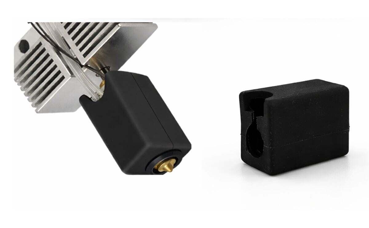 Elegoo Neptune 4 Max silicone sock and Max 4 Plus Hotend Heater Block Cover 4 Elegoo Neptune 4 Max silicone sock and Max 4 Plus Hotend Heater Block Cover - Image 4