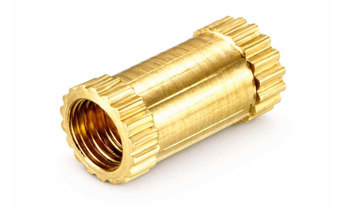 Brass Insert M6x10 for 3D Printer Parts 1 Brass Insert M6x10