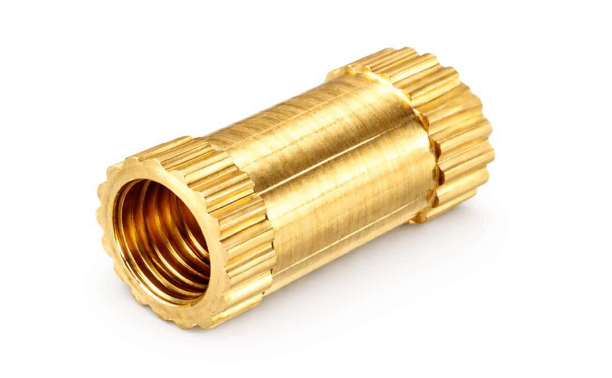 Brass Insert M8x10 for 3D Printer Parts 1 Brass Insert M8x10
