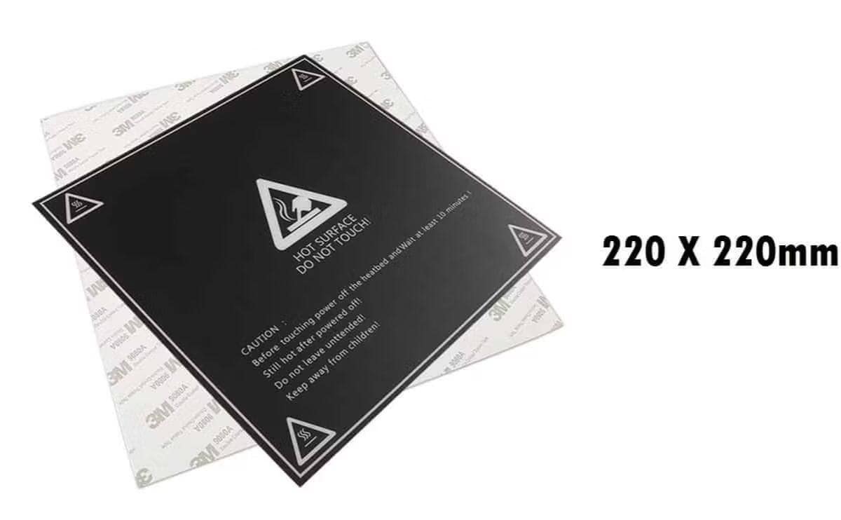 Heat bed sticker 220*220mm/235*235 improved sticky strong adhesive heatbed sheet for 3D printer heat bed 3 Heat bed sticker 220*220mm/235*235 improved sticky strong adhesive heatbed sheet for 3D printer heat bed - Image 3