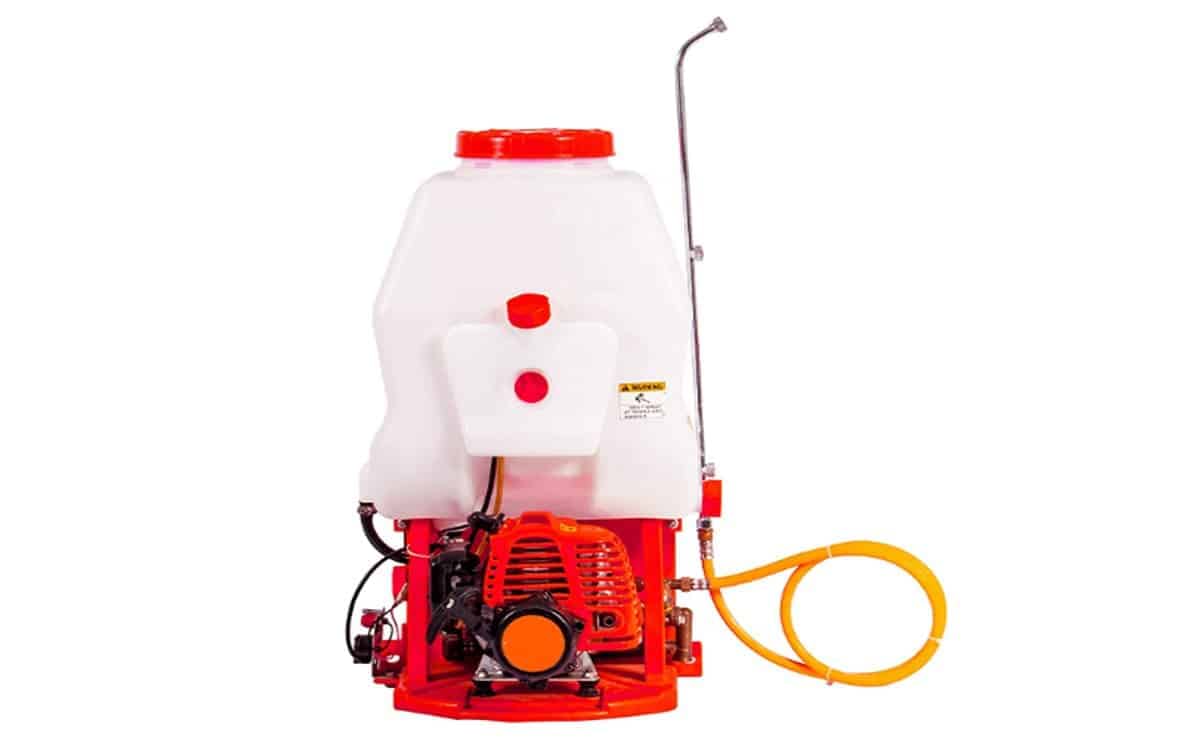 Knapsack power sprayer