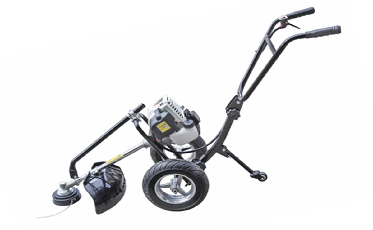 Wheeled brush cutter