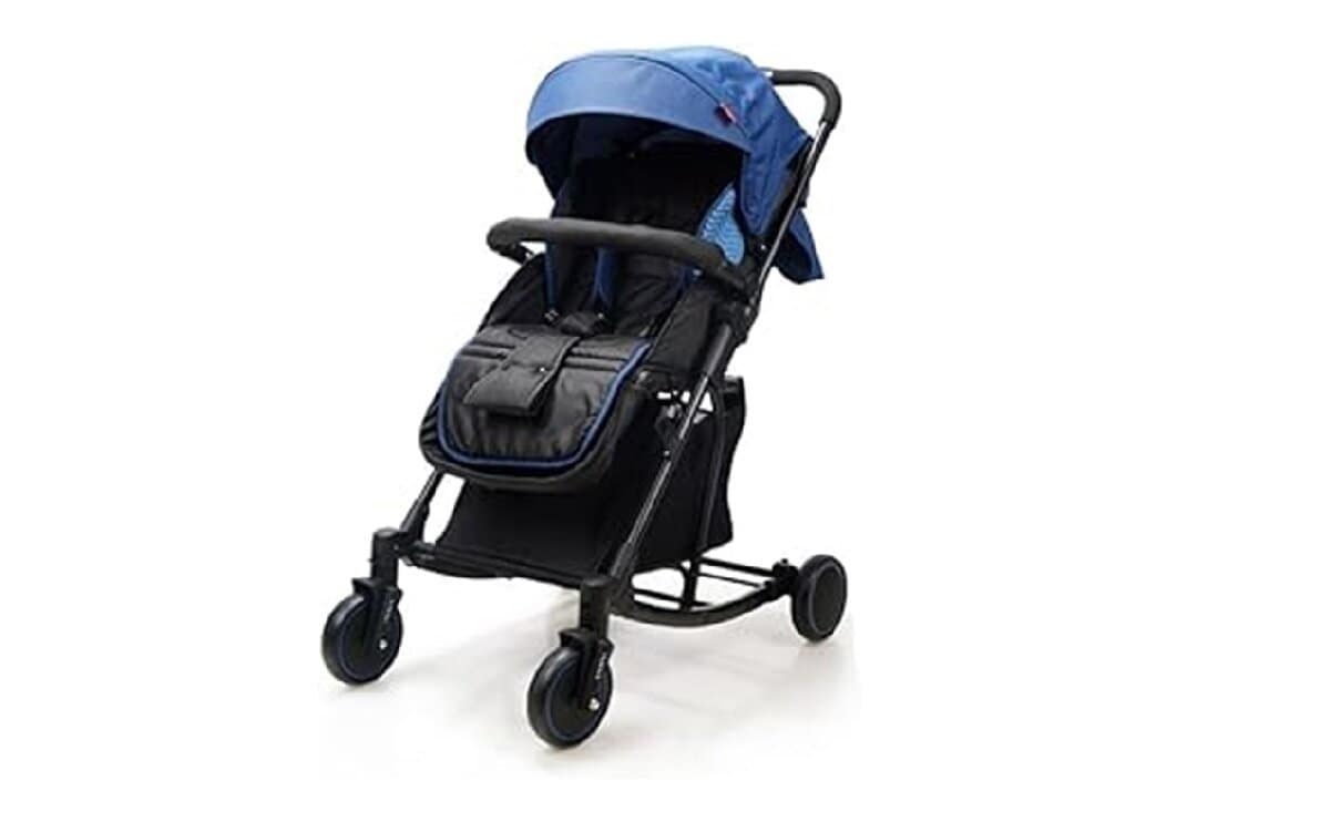 Baby Stroller for Newborn – Lightweight Baby Stroller (Blue & Black) - Image 3