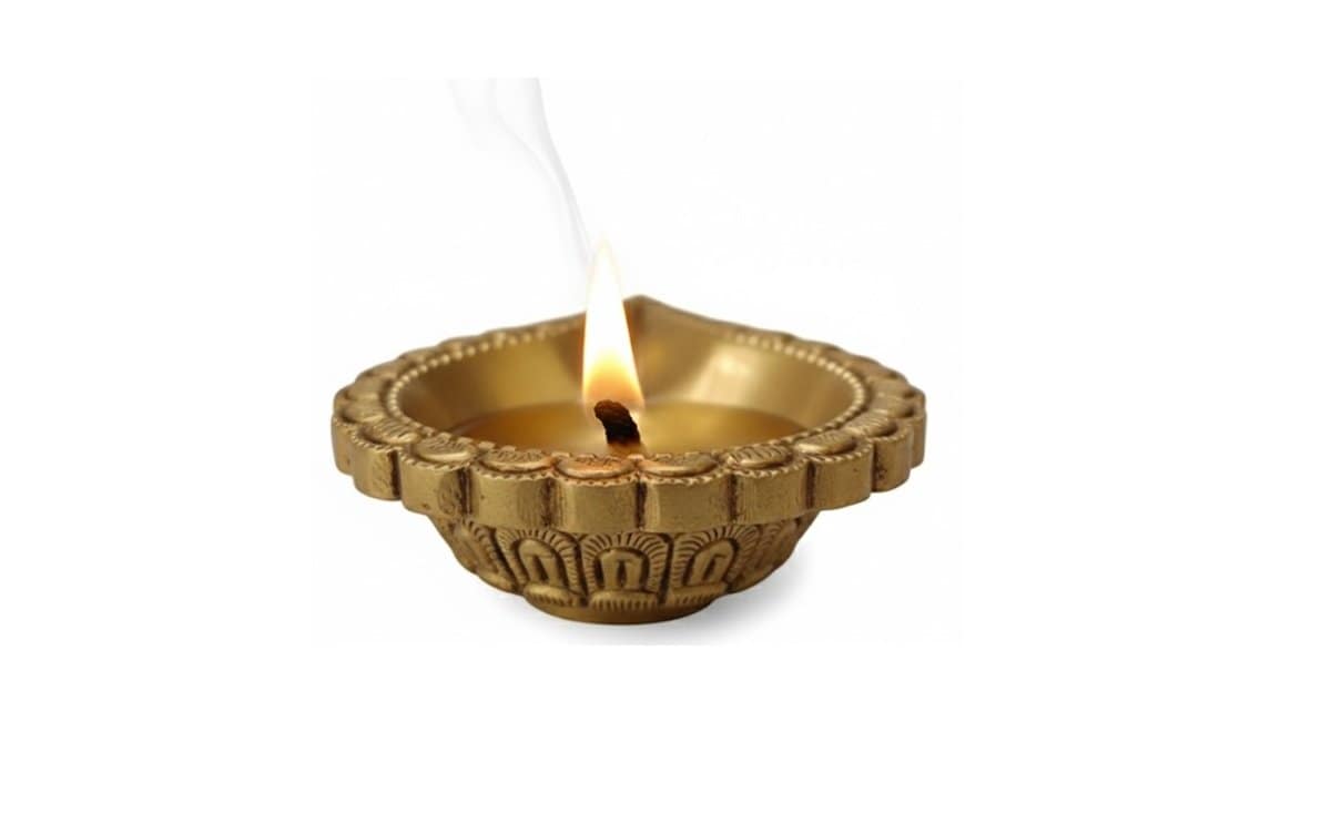 Brass Agal Diya Size 1.5 Inch Traditional Handcrafted Oil Lamp - Image 4