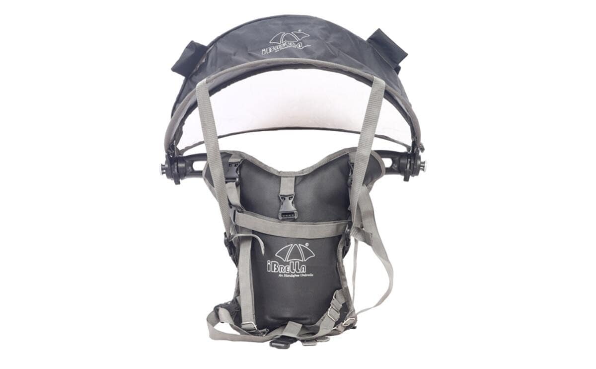 wearable hands-free umbrella