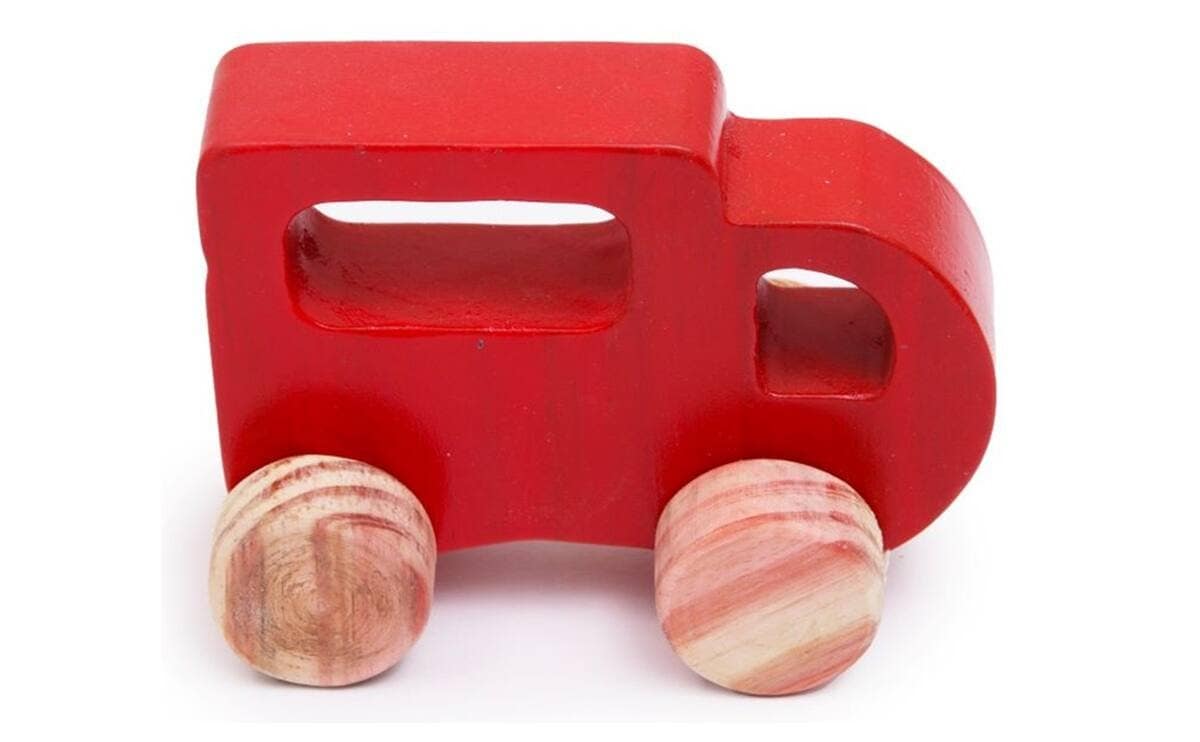 Wooden Milk Van Toy for Kids – Classic Wooden Milk Delivery Vehicle for Imaginative Play - Image 3