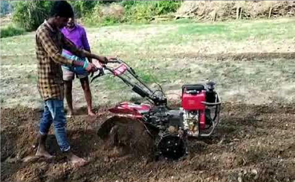 Back rotary weeder 9hp power weeder double speed intercultivator