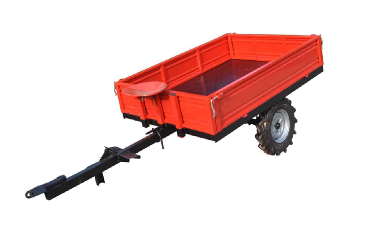 Mild Steel Pneumatic Four Wheel Trolley, Load Capacity: 500kg At