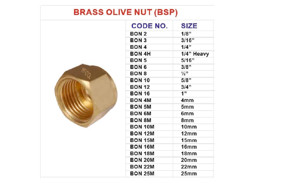 ND506 brass fittings Sleeve 2