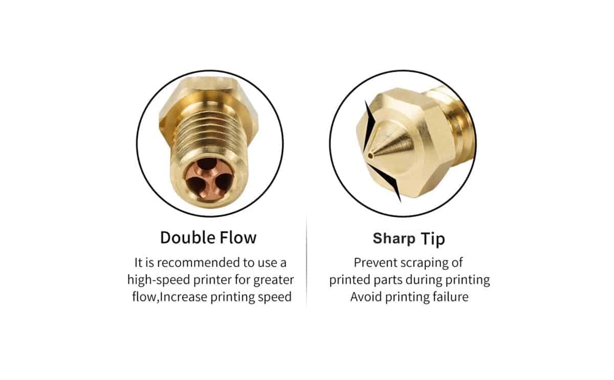 V6 CHT nozzle brass nozzles for 1.75mm Filament of 3D printer machine 4 V6 CHT nozzle brass nozzles for 1.75mm Filament of 3D printer machine - Image 4