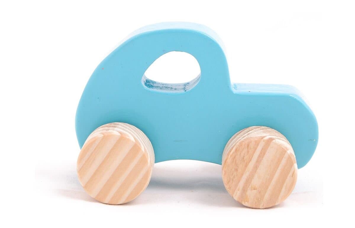 Wooden Police Vehicle Toy for Kids